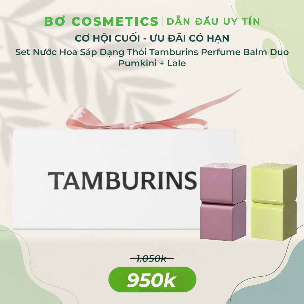 Set Nước Hoa Sáp Dạng Thỏi Tamburins Perfume Balm Duo