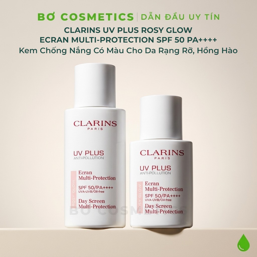Kem Chống Nắng Clarins UV Plus Rosy Glow Ecran Multi Protection SPF 50/PA++++