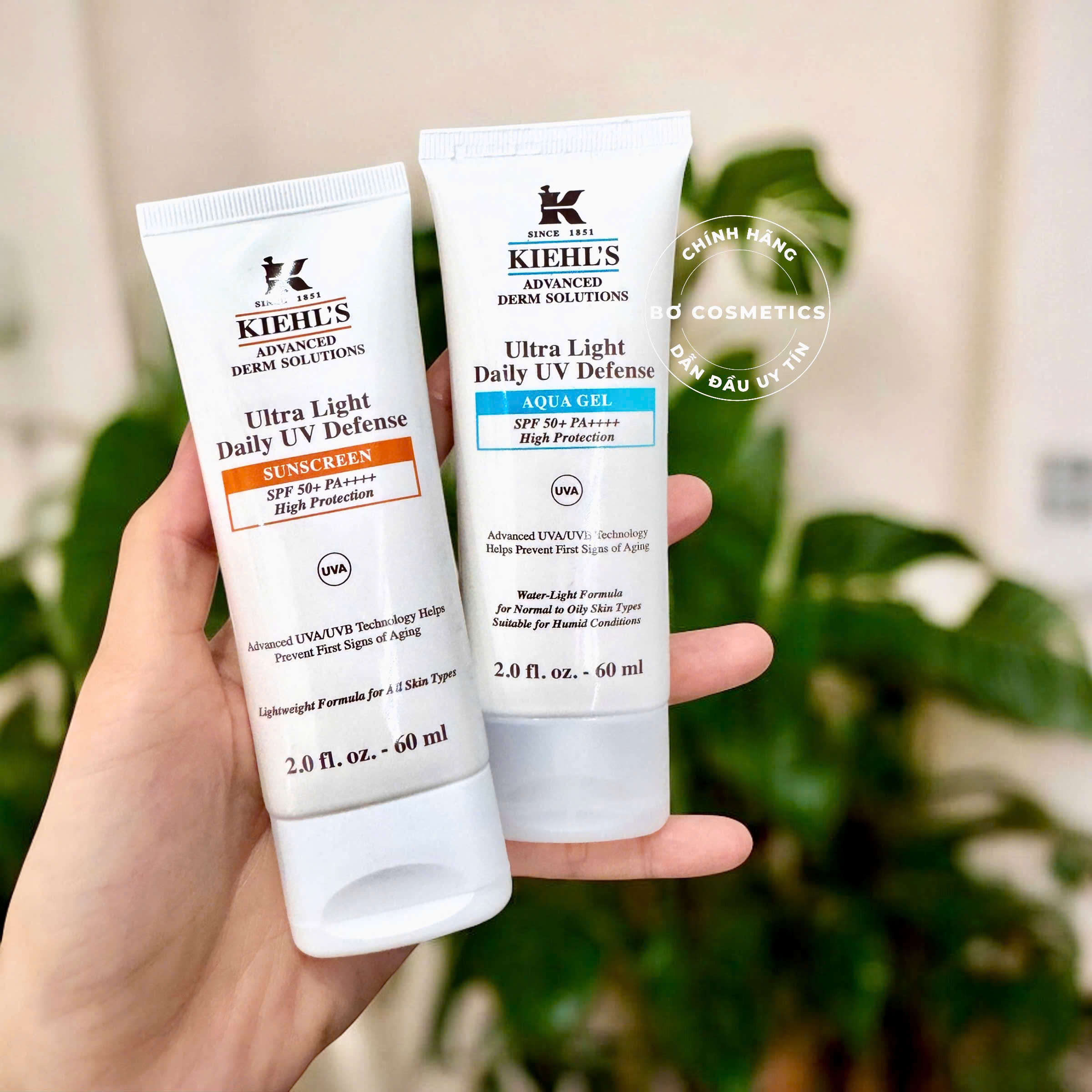 Kem Chống Nắng Kiehl's Ultra Light Daily UV Defense SPF 50 PA++++