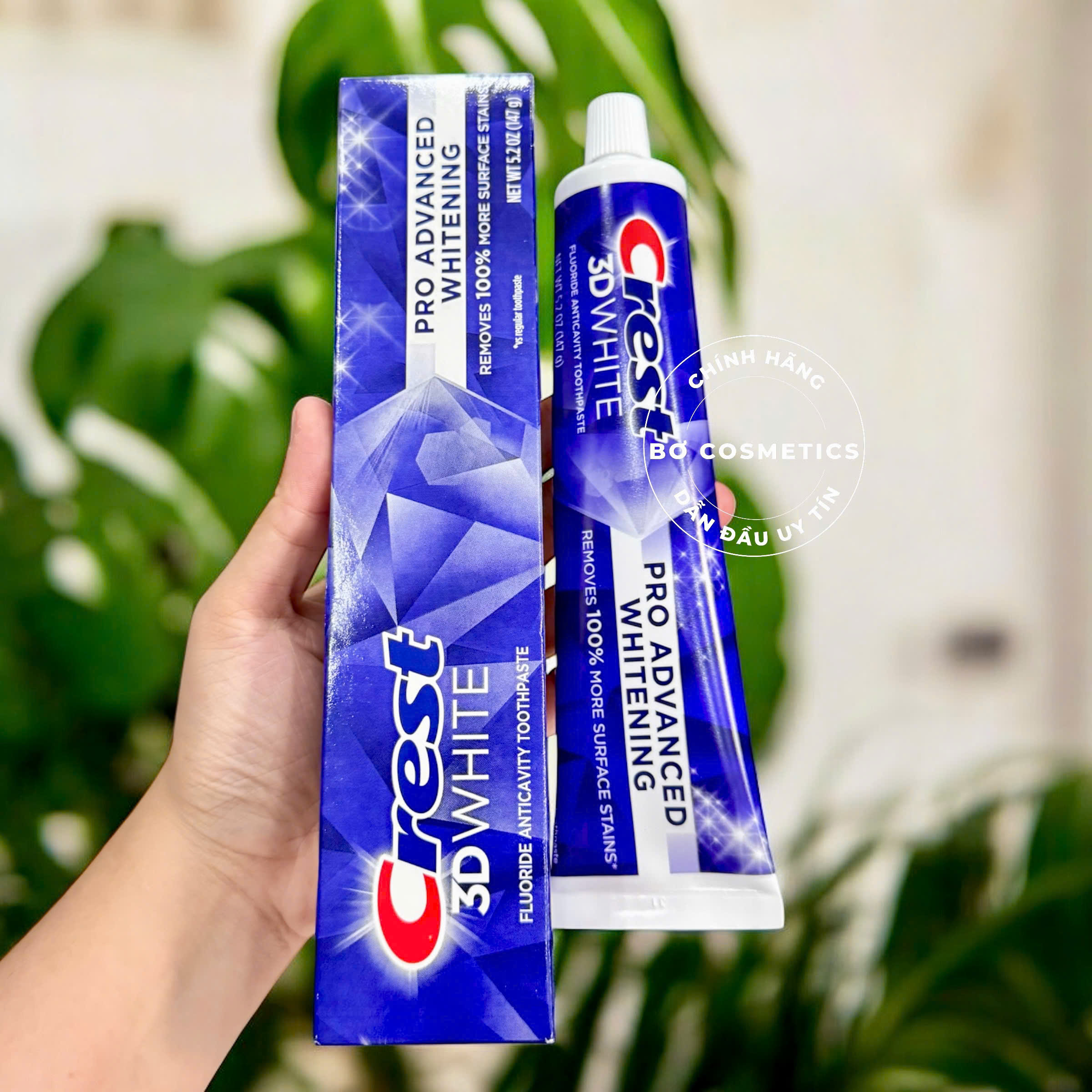 Kem Đánh Răng Crest 3D White Advanced Tripple Whitening
