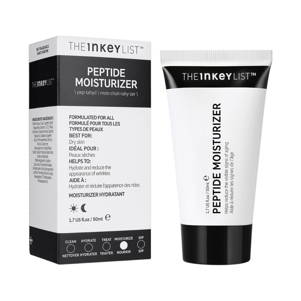 Kem Dưỡng Ẩm The INKEY List Peptide Moisturizer 50ml - Chống Lão Hóa & Săn Chắc Da