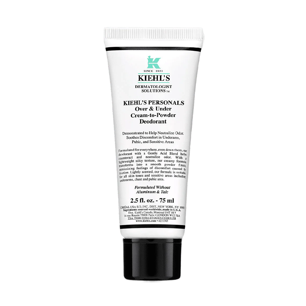 Kem Khử Mùi Kiehl's Over & Under Cream-To-Powder Deodorant