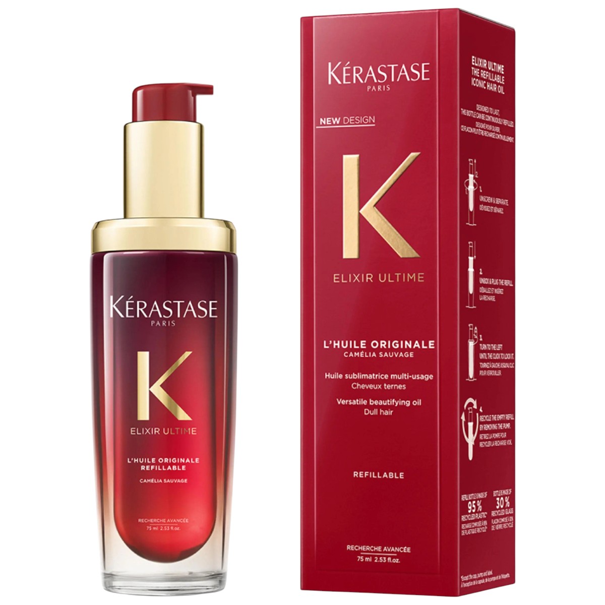 [Limited Edition] Dầu Dưỡng Tóc Kerastase Elixir Ultime L'Huile Originale 75ml