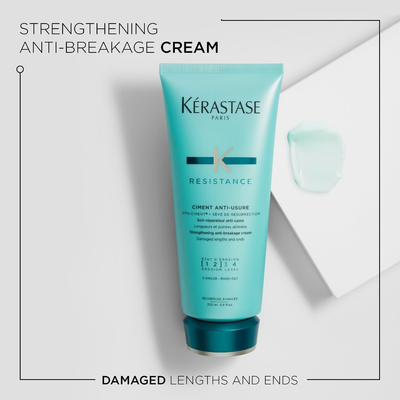 Dầu Xả Kerastase Résistance Ciment Anti-Usure - Phục Hồi Tóc Hư Tổn