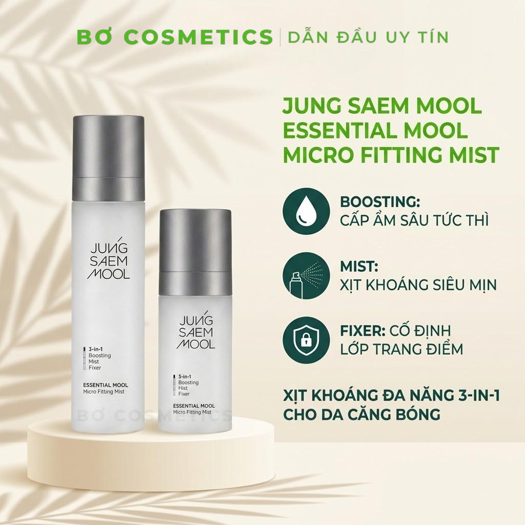 Xịt Khoáng Jung Saem Mool Essential Mool Micro Fitting Mist