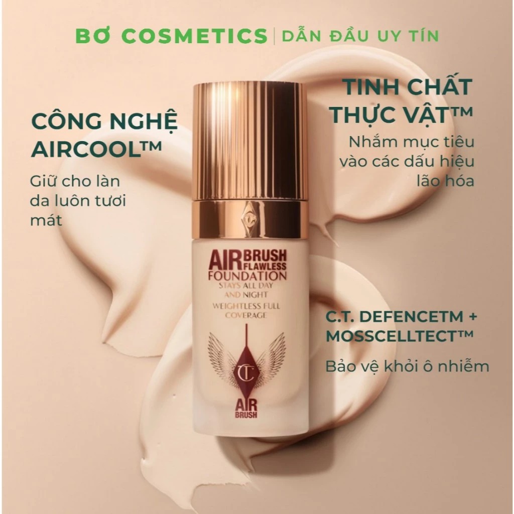 Kem Nền Charlotte Tilbury Airbrush Flawless Foundation