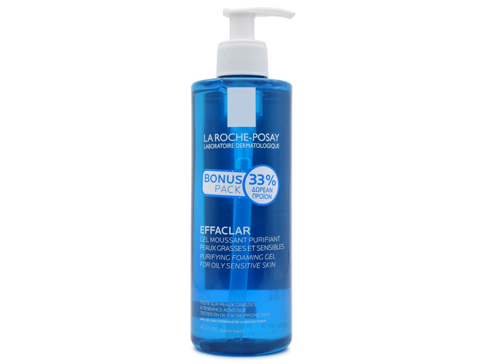 Gel Rửa Mặt La Roche-Posay Effaclar Purifying Foaming Gel Dành Cho Da Dầu, Nhạy Cảm