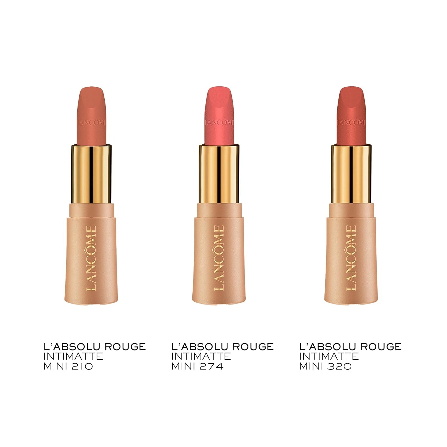 Set 3 Son Lì Lancôme L'absolu Rouge Intimate Soft Matte