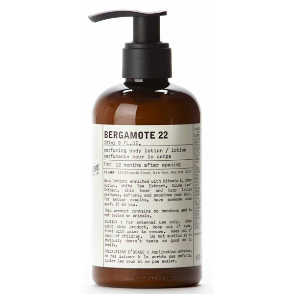 Sữa Dưỡng Thể Nước Hoa Le Labo Bergamote 22 Perfuming Body Lotion 237ml