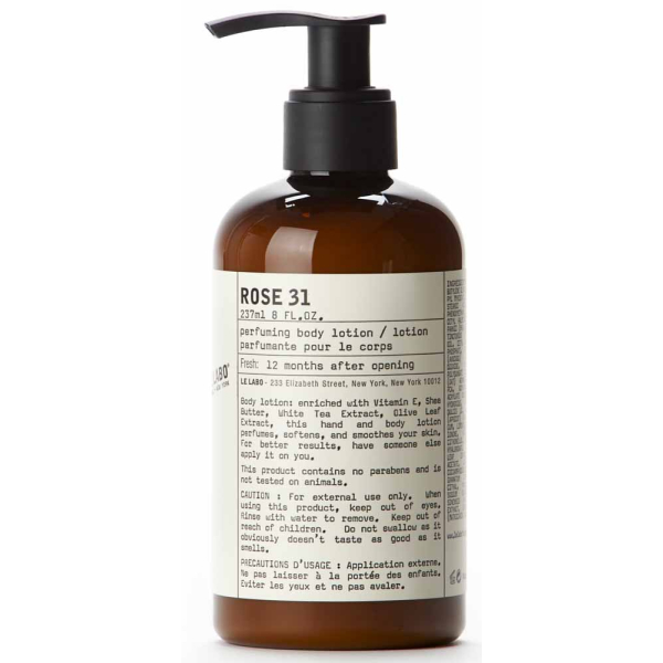 Sữa Dưỡng Thể Nước Hoa Le Labo Rose 31 Perfuming Body Lotion 237ml