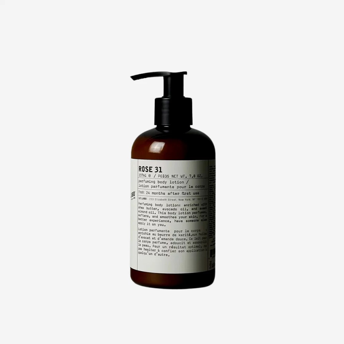 Sữa Dưỡng Thể Nước Hoa Le Labo Rose 31 Perfuming Body Lotion 237ml