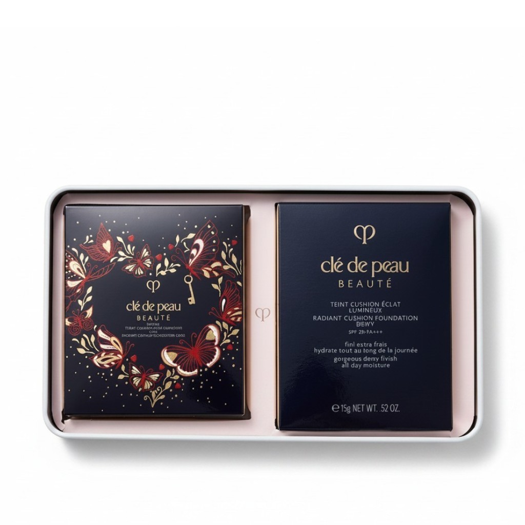 [Limited Edition] Set Phấn Nước Clé De Peau Radiant Cushion Foundation Dewy (1 Case +1 Lõi)