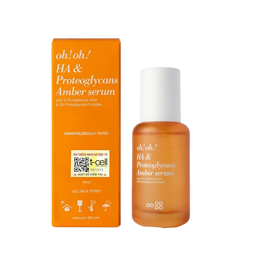 Tinh Chất Dưỡng Ẩm, Phục Hồi & Trẻ Hóa Da Oh!Oh! HA & Proteoglycans Amber Serum