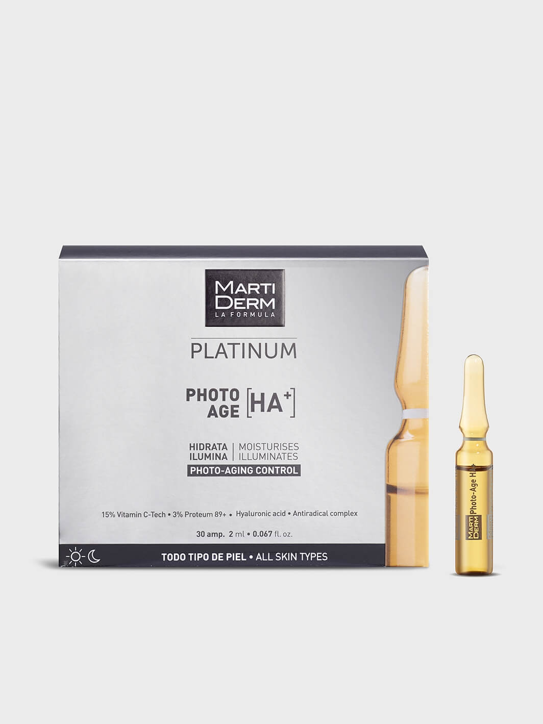 Ampoules 15% Vitamin C Nguyên Chất Chống Lão Hóa - MartiDerm Platinum Photo Age HA+