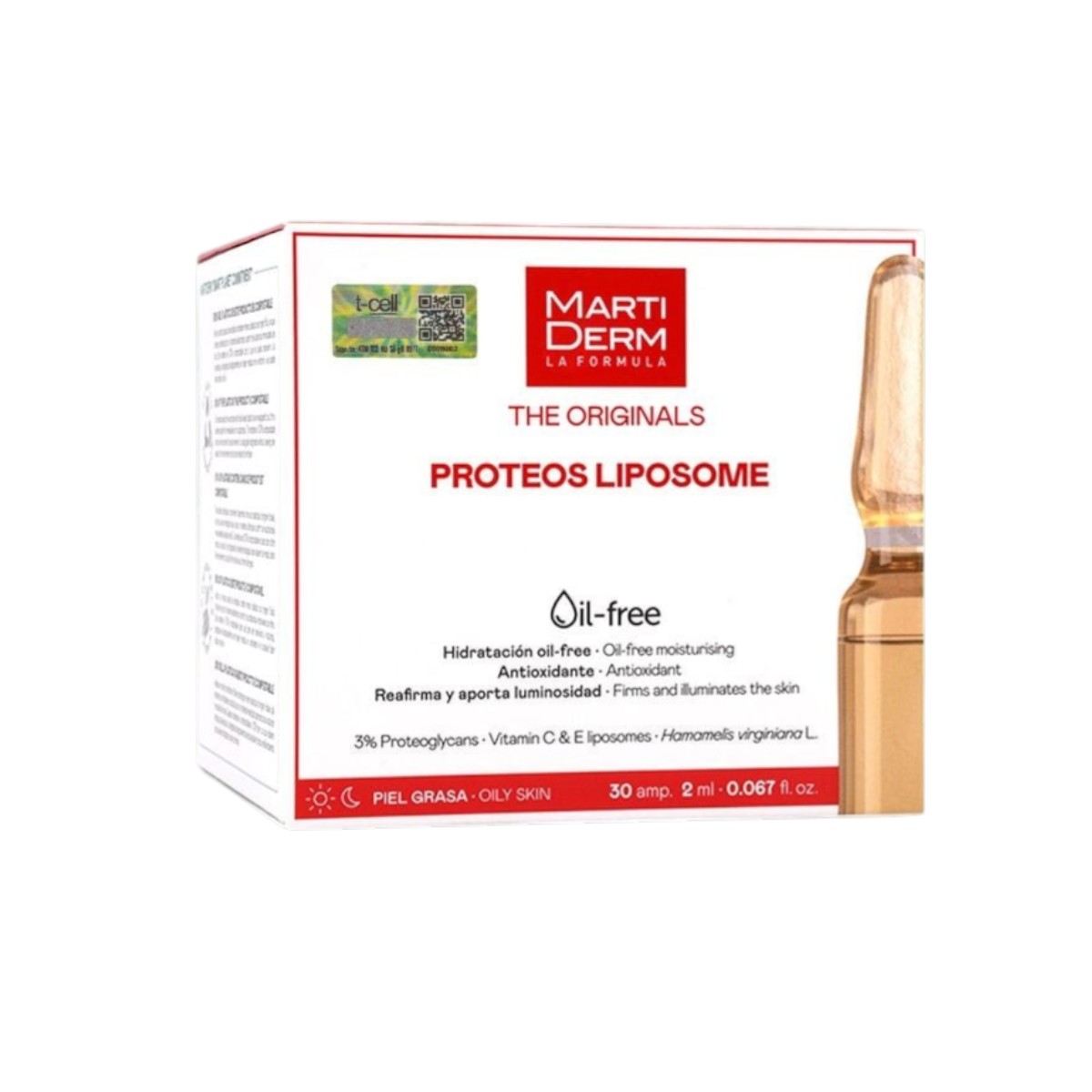 MartiDerm The Originals Proteos Liposome - Ampoule Chống Oxy Hoá, Phục Hồi, Điều Tiết Bã Nhờn