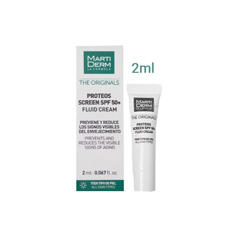 [Mini 2ml] Kem Chống Nắng MartiDerm The Originals Proteos Screen SPF50+ Fluid Cream