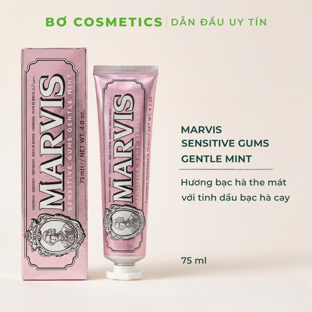 Kem Đánh Răng Marvis Sensitive Gums Gentle Mint 75ml