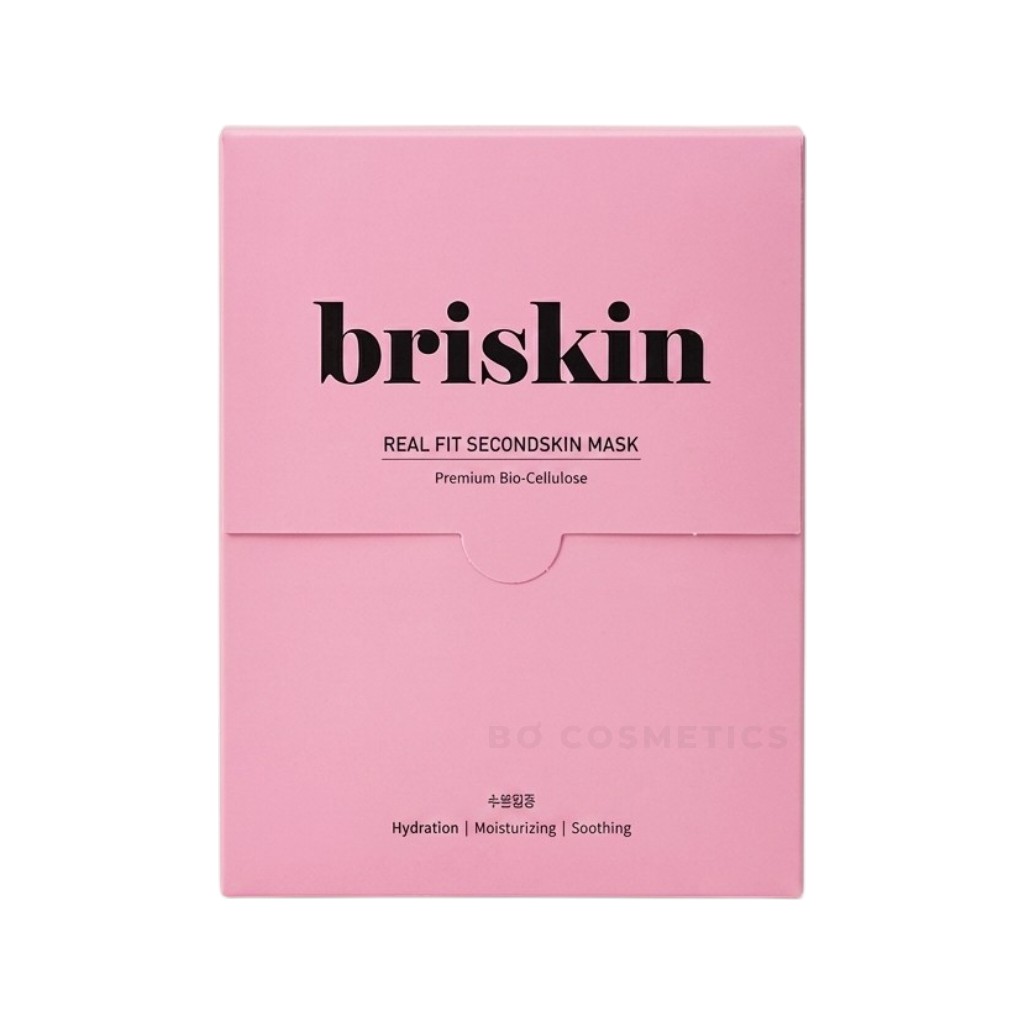 Mặt Nạ Briskin Real Fit SecondSkin Premium Bio Cellulose Mask Moisture Concentration
