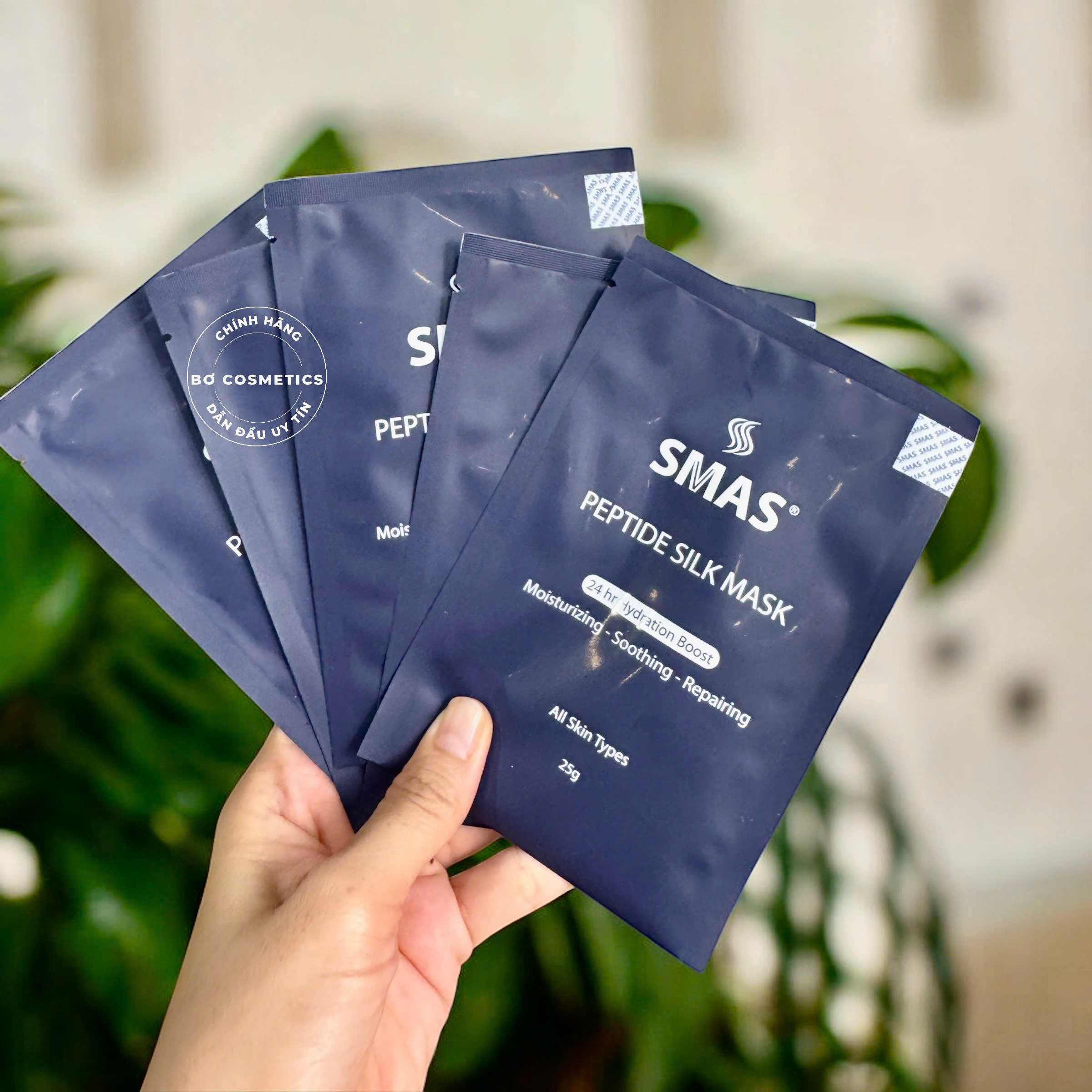 Mặt Nạ Giấy SMAS Peptide Silk Mask 24h Hydration Boost