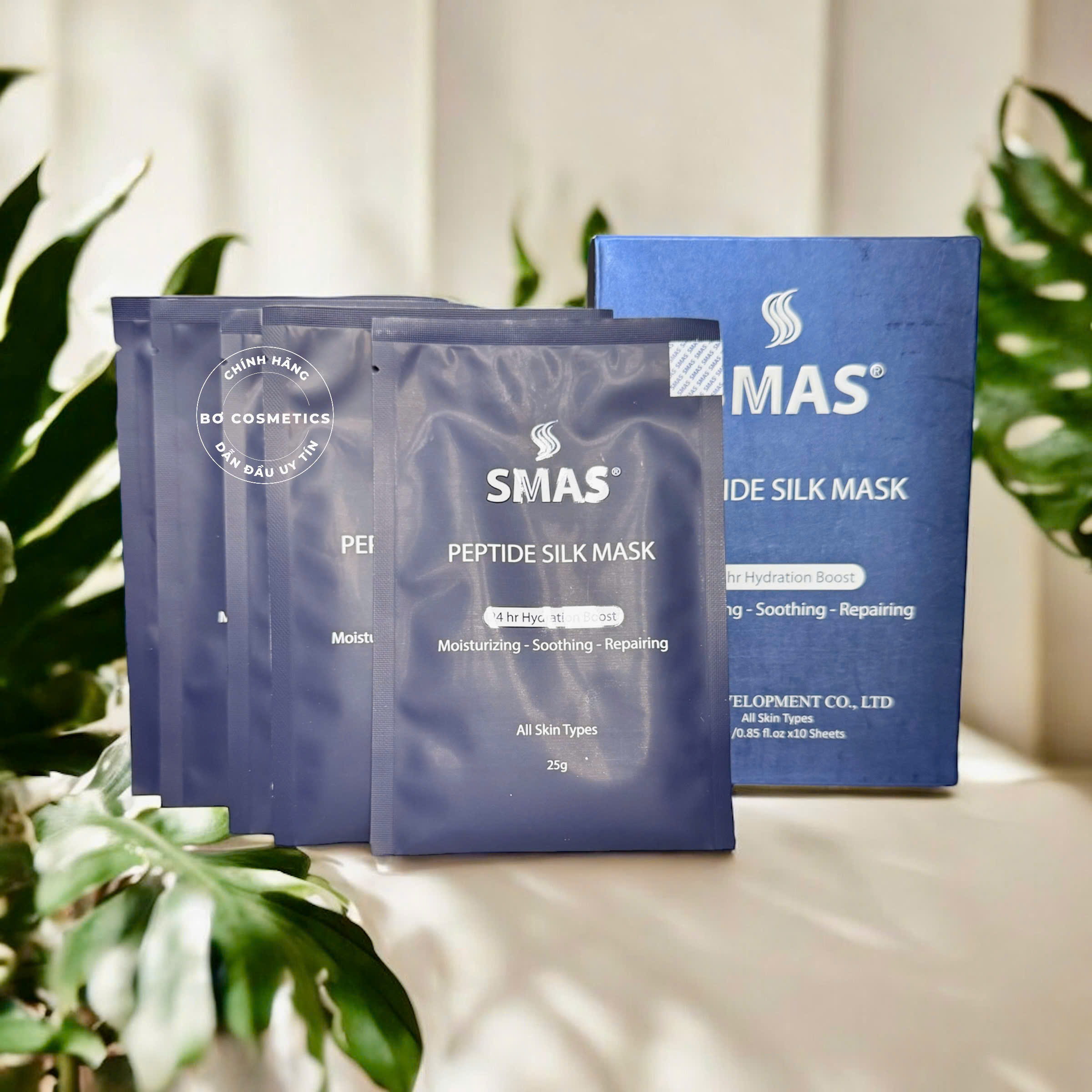 Mặt Nạ Giấy SMAS Peptide Silk Mask 24h Hydration Boost