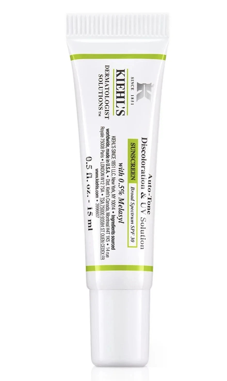 [Mini 15ml] Kem Chống Nắng & Làm Đều Màu Da Kiehl's Auto-Tone Discoloration & UV Solution