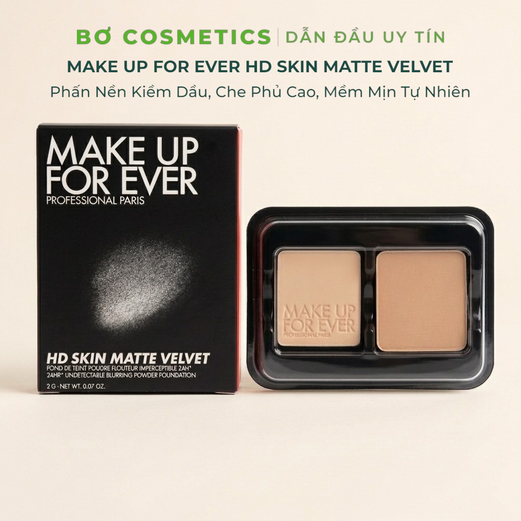 [Mini 2g] Phấn Phủ Nén Make Up For Ever HD Skin Matte Velvet
