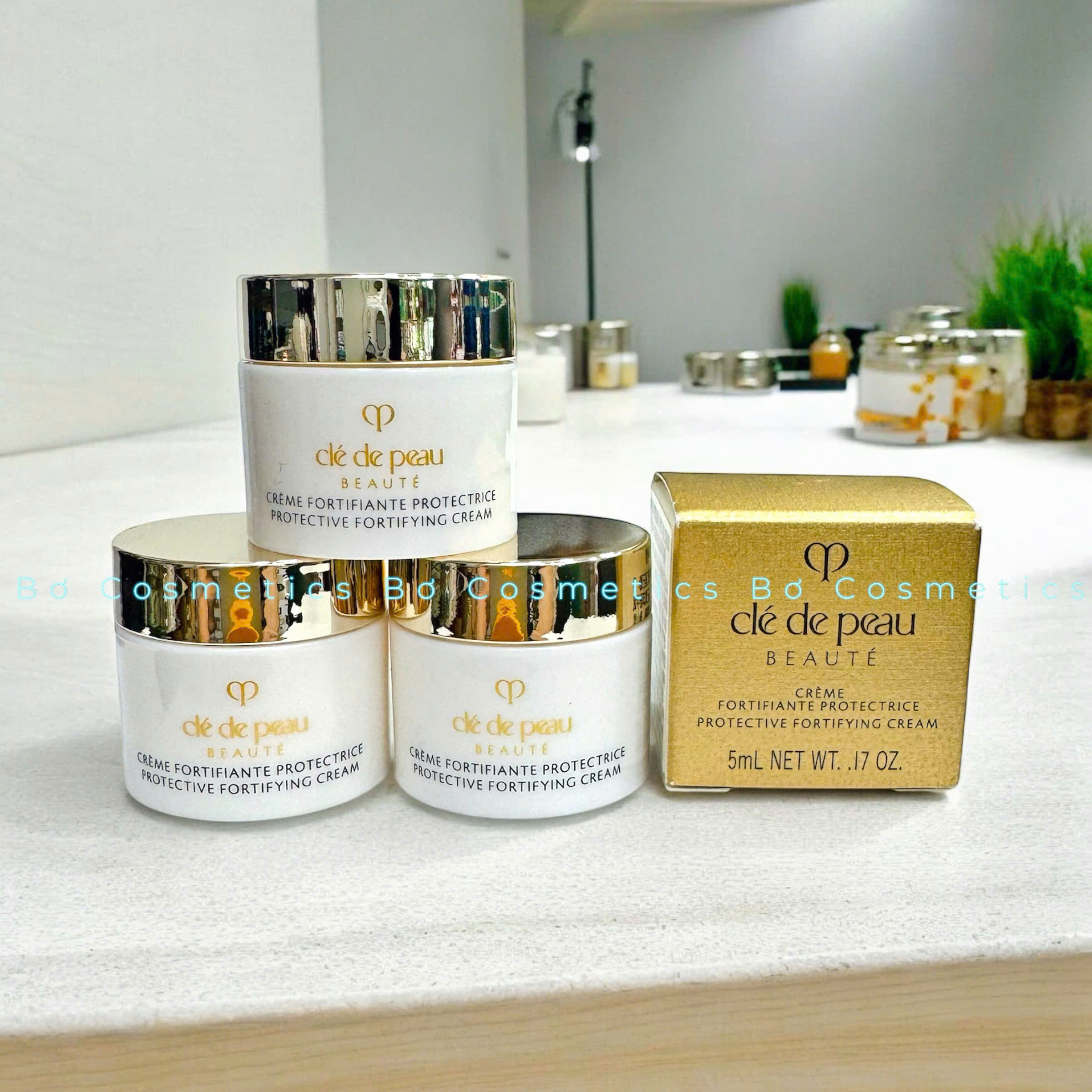 Mini 5ml] Kem Dưỡng Da Ban Ngày Clé de Peau Protective Fortifying