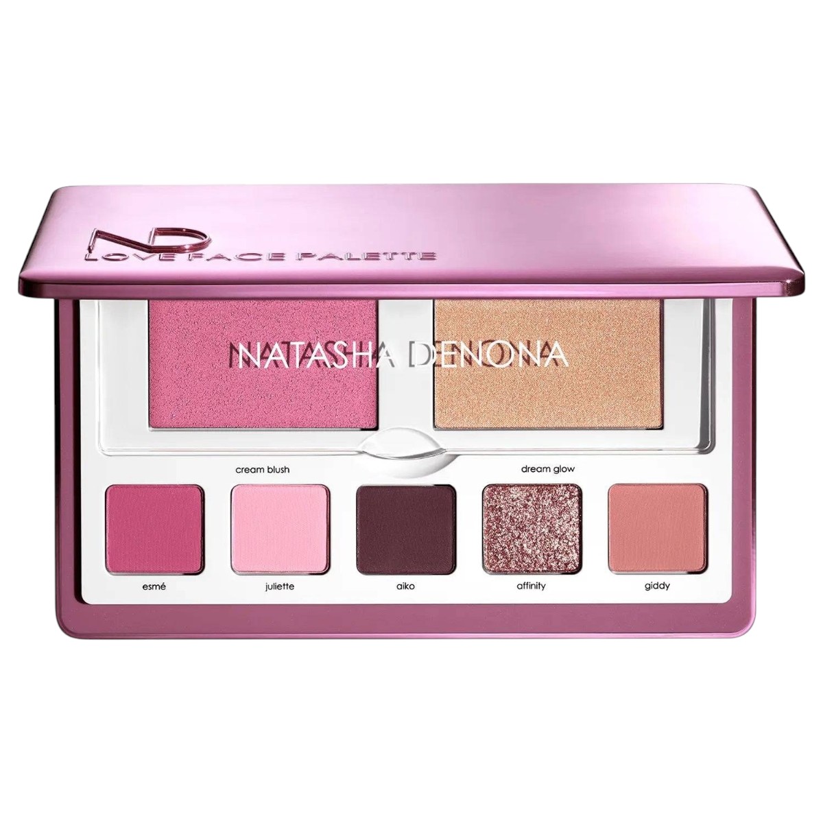 Bảng Phấn Mắt Natasha Denona Love Face Palette - Có Má Hồng Và Bắt Sáng
