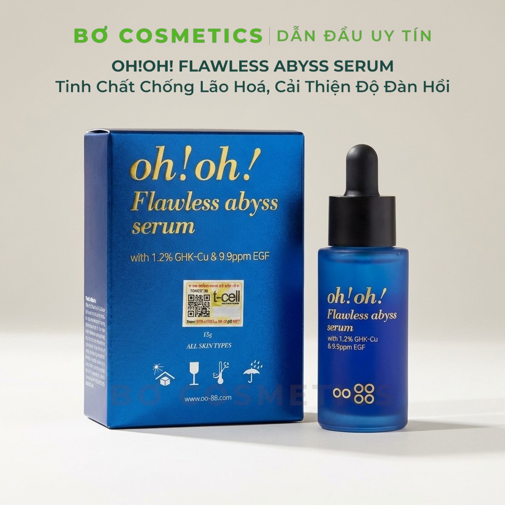 Tinh Chất Giảm Sẹo Lõm & Chống Lão Hoá Oh!Oh! Flawless Abyss Serum