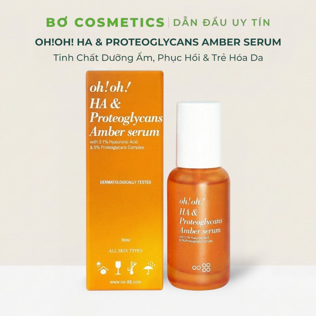 Tinh Chất Dưỡng Ẩm, Phục Hồi & Trẻ Hóa Da Oh!Oh! HA & Proteoglycans Amber Serum