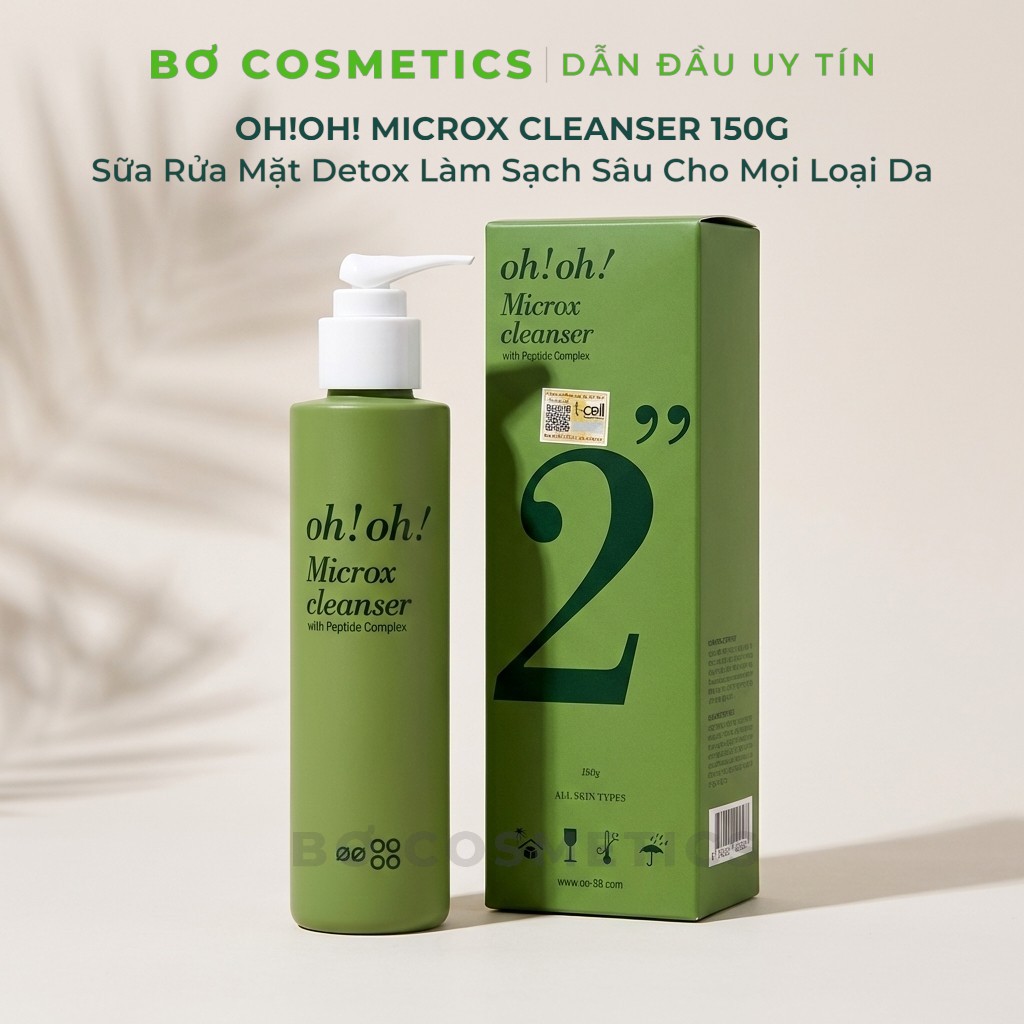Sữa Rửa Mặt Detox Làm Sạch Sâu Oh!Oh! Microx Cleanser