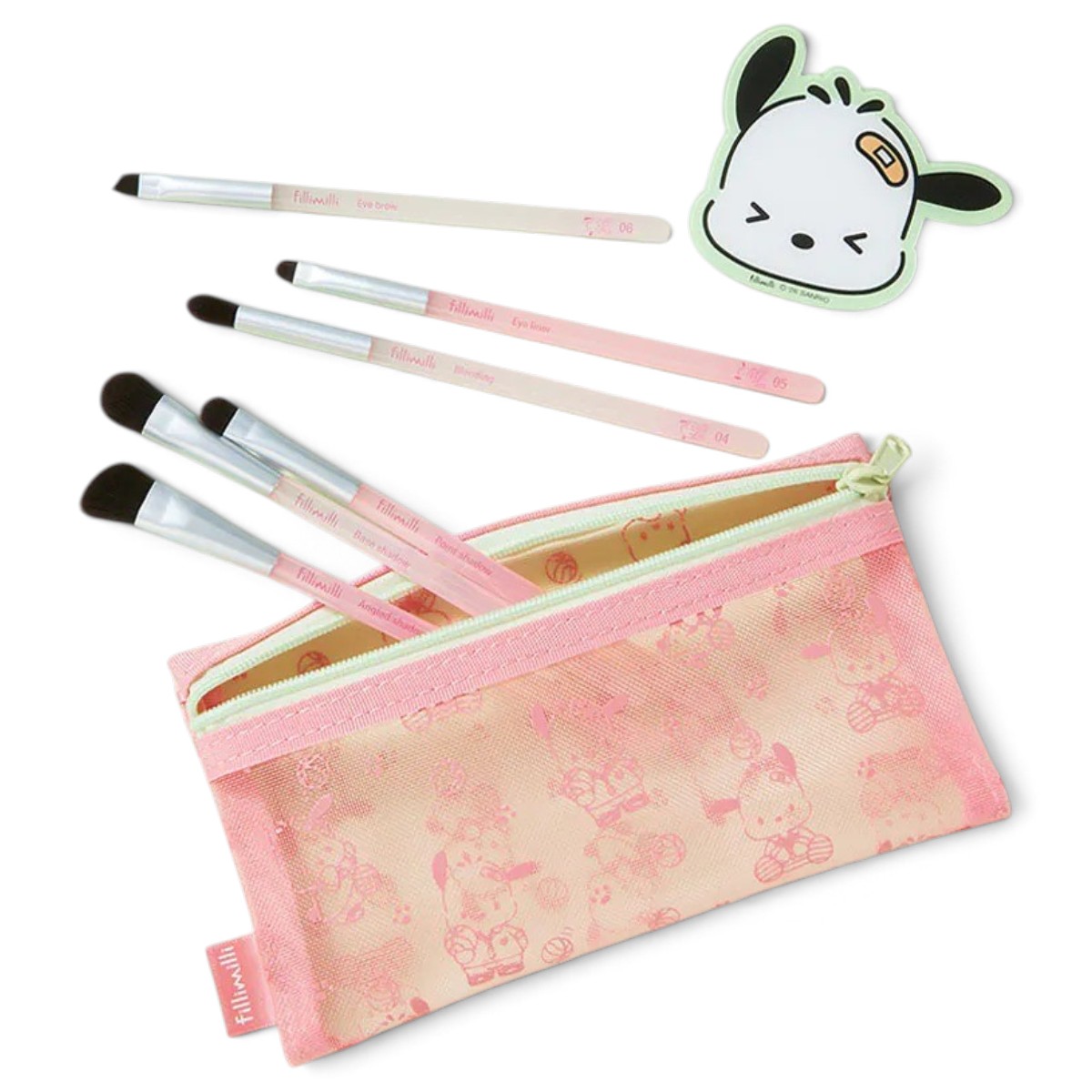 [Olive Young Sanrio Edition] Bộ Cọ Trang Điểm Mắt Fillimilli Eye Makeup Brush Kit