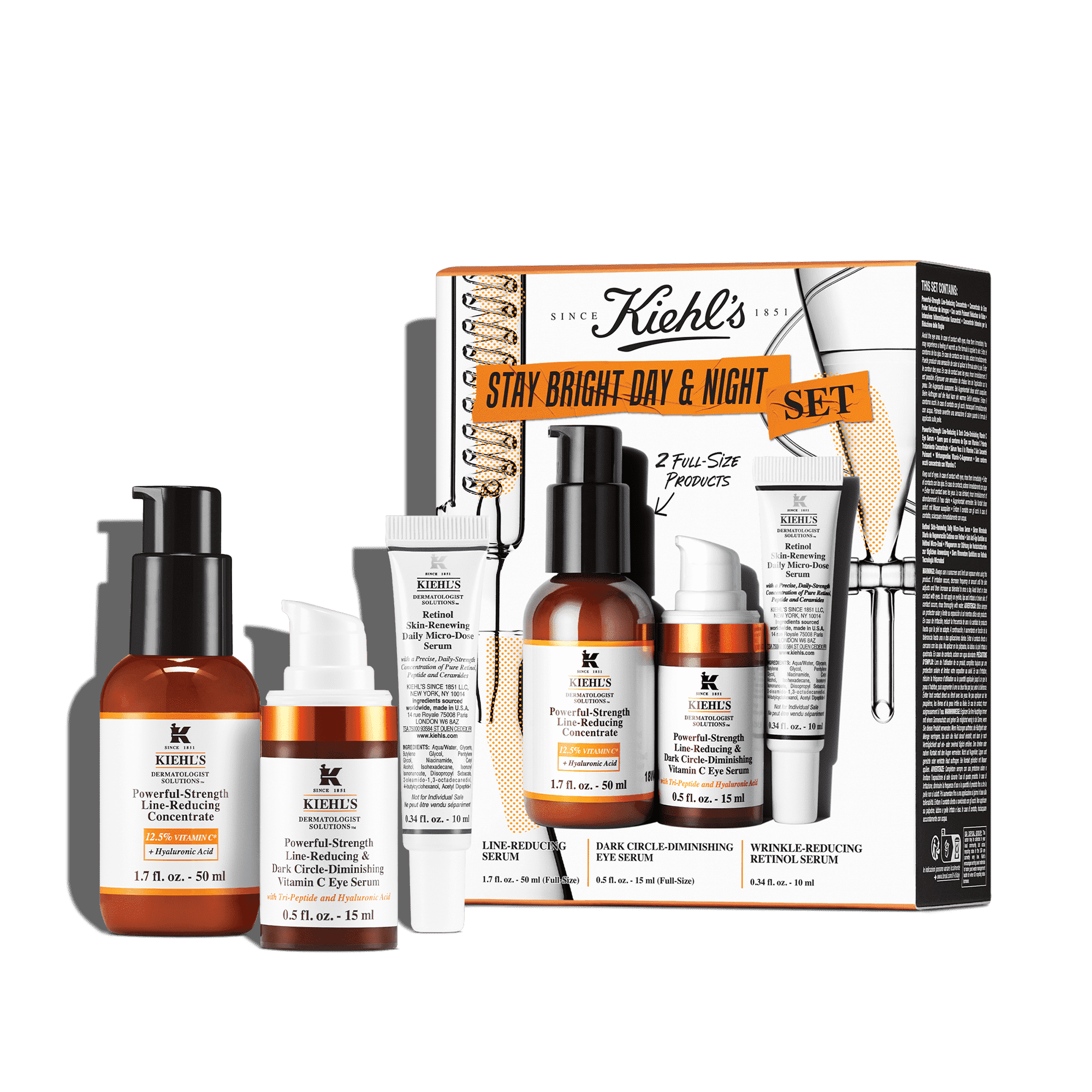 [Order Sephora] Set Dưỡng Da Kiehl's Stay Bright Day & Night