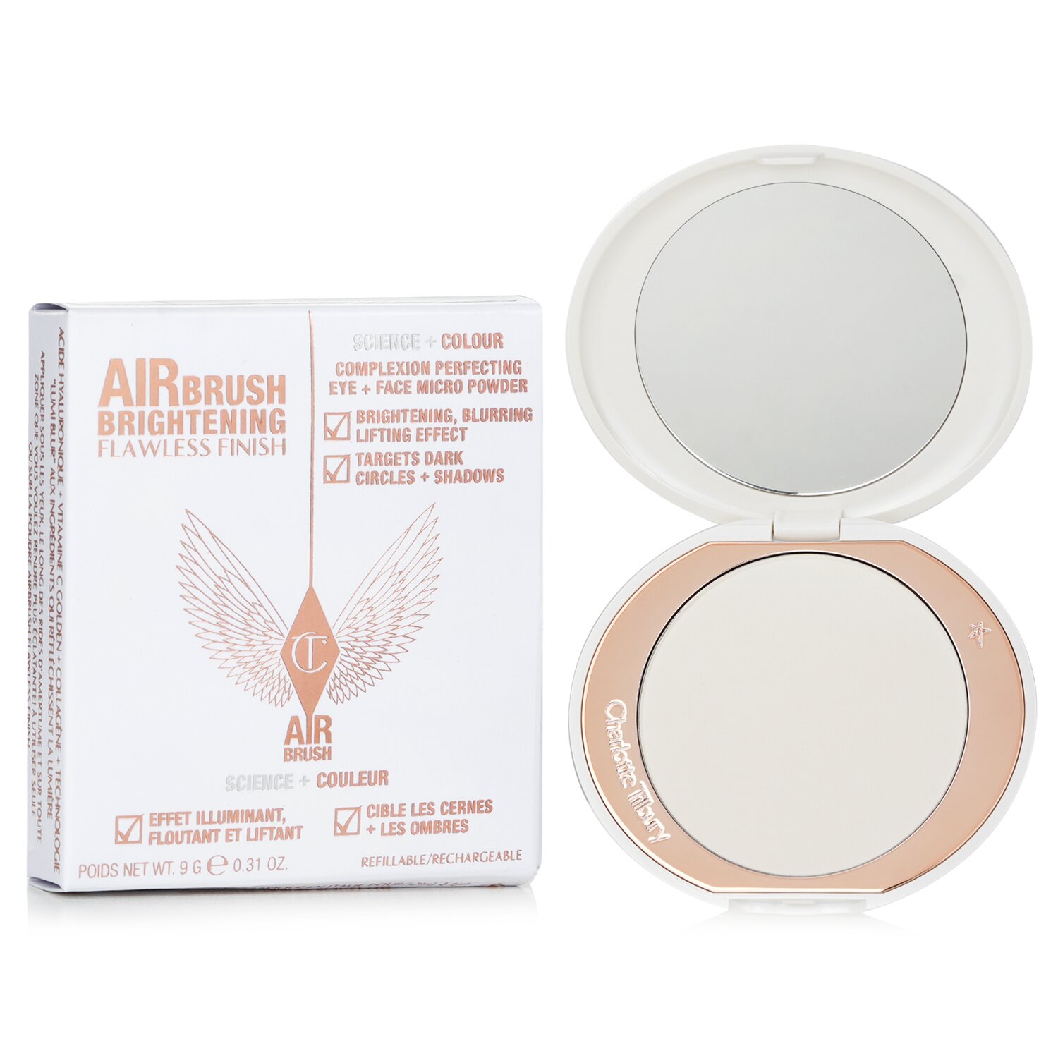 Phấn Phủ Charlotte Tilbury Airbrush Brightening Flawless Finish Powder