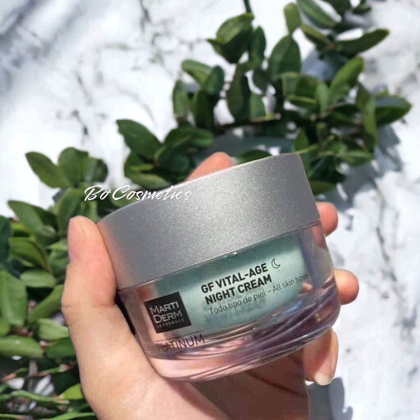 Kem Dưỡng Phục Hồi Hỗ Trợ Trị Mụn & Trẻ Hóa MartiDerm Platinum GF Vital Age Night Cream