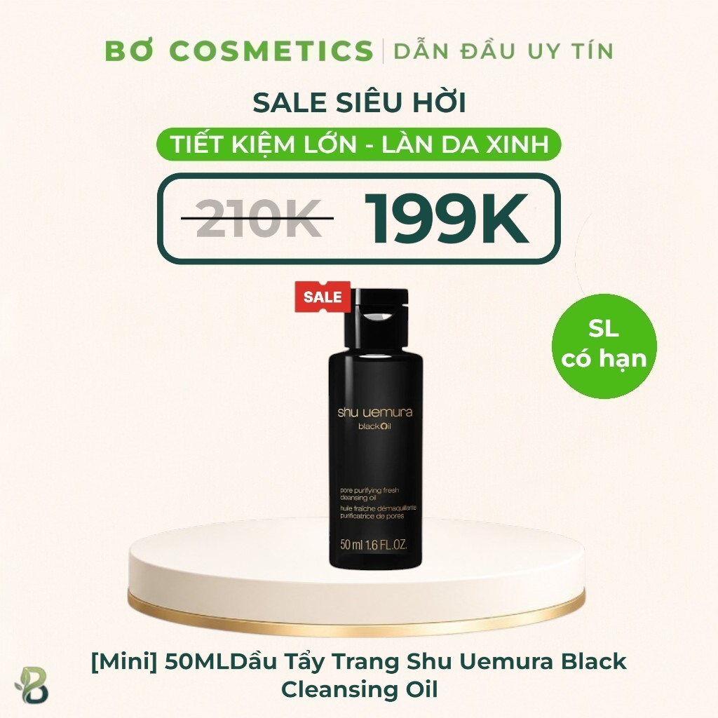 [Mini 50ml] Dầu Tẩy Trang Shu Uemura Black Cleansing Oil