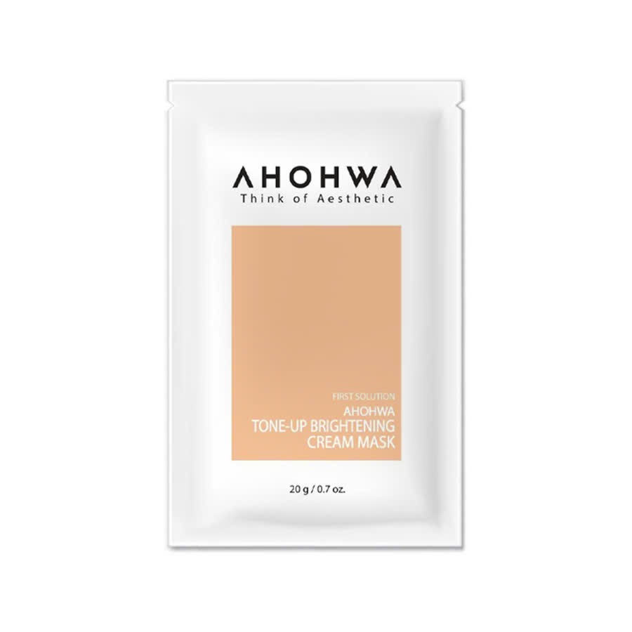 [Sample 20g] Mặt Nạ Ủ Trắng AHOHWA Tone-Up Brightening Cream Mask