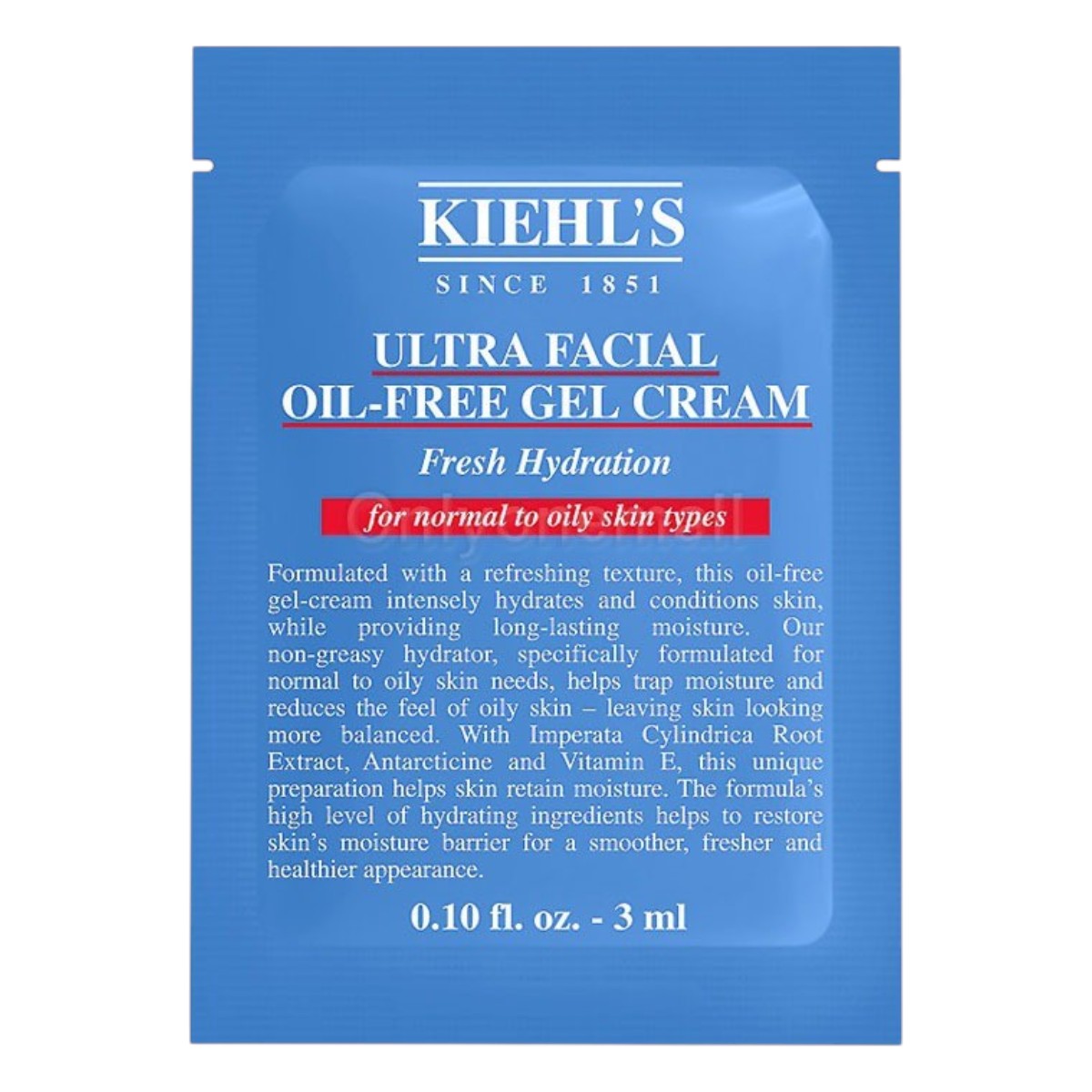 [Sample 3ml] Kem Dưỡng Kiềm Dầu Kiehl's Ultra Facial Oil-Free Gel Cream