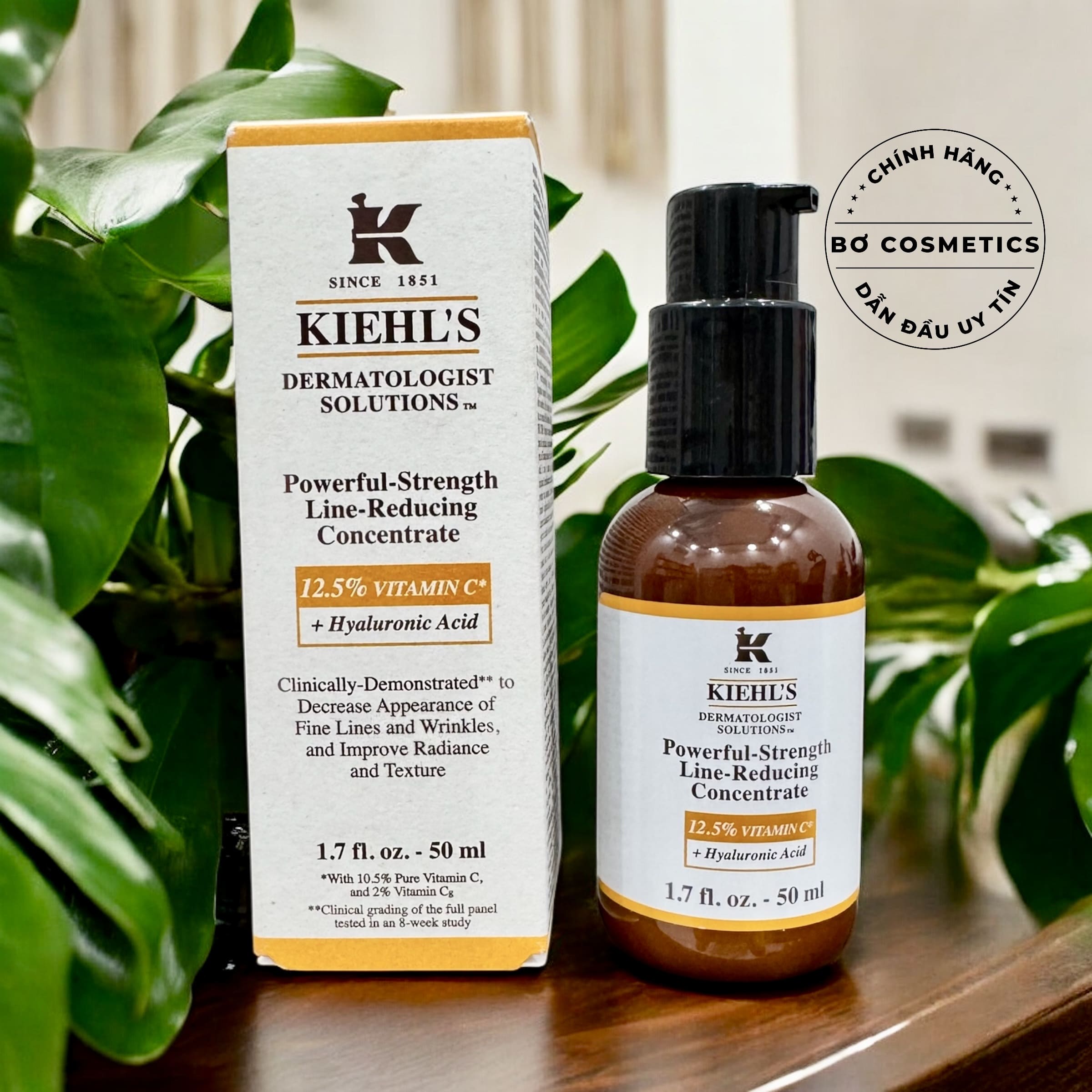 Serum Vitamin C Kiehl's Powerful-Strength Line-Reducing Concentrate