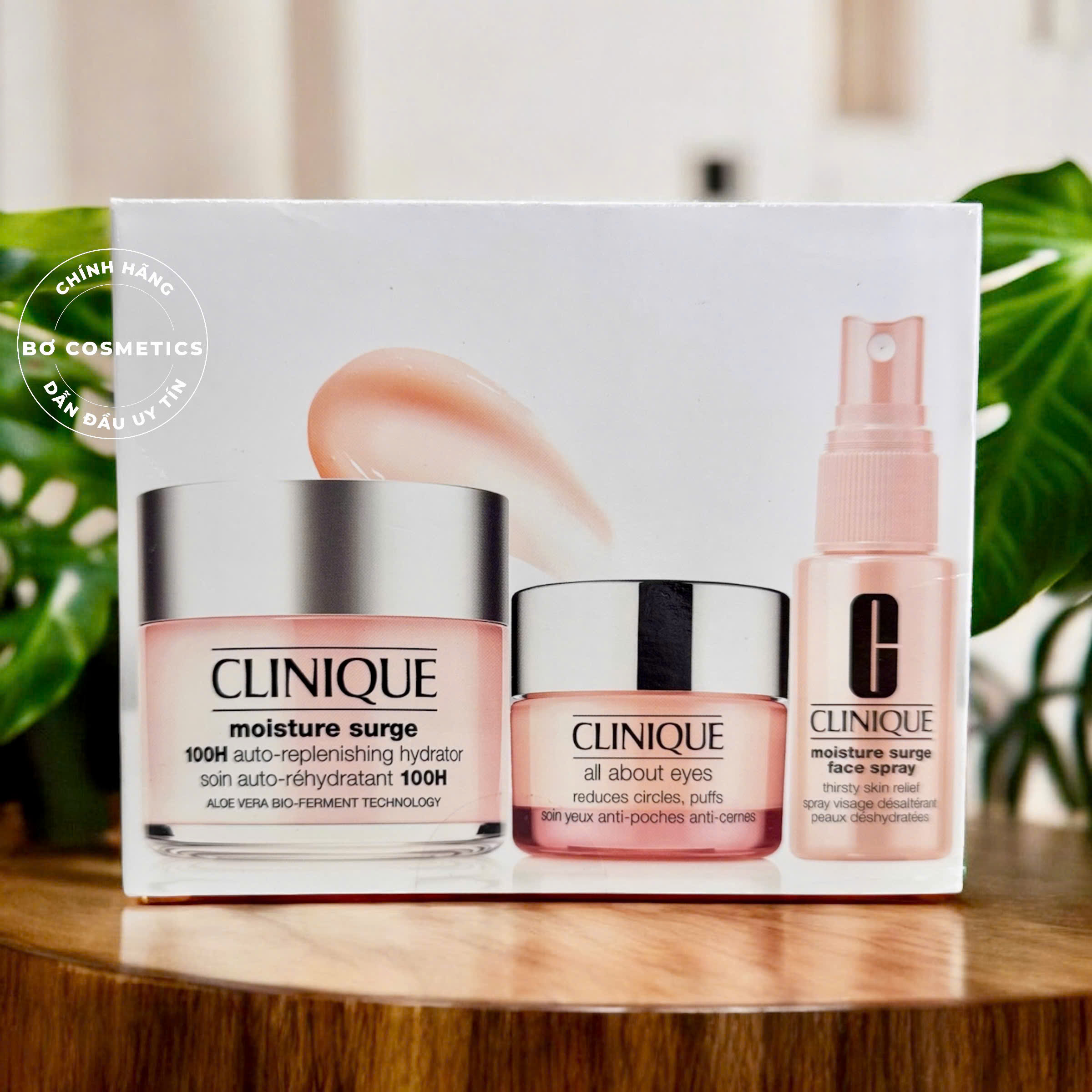 Set Dưỡng Da Clinique Moisture Surge 100H