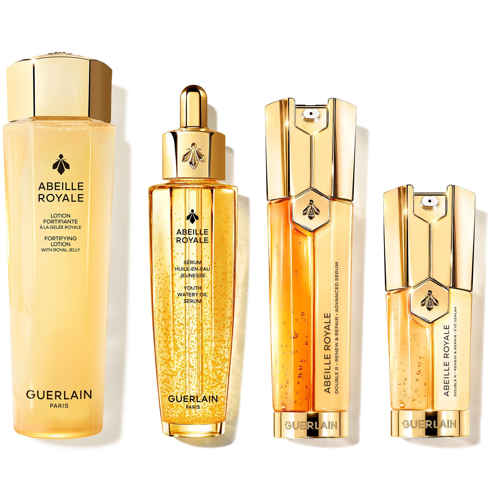 Set Dưỡng Da Guerlain Abeille Royale Age-Defying Quadrilogy Oil-Serum