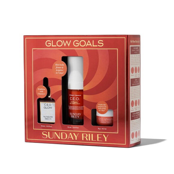Set Dưỡng Da Sunday Riley Glow Goals