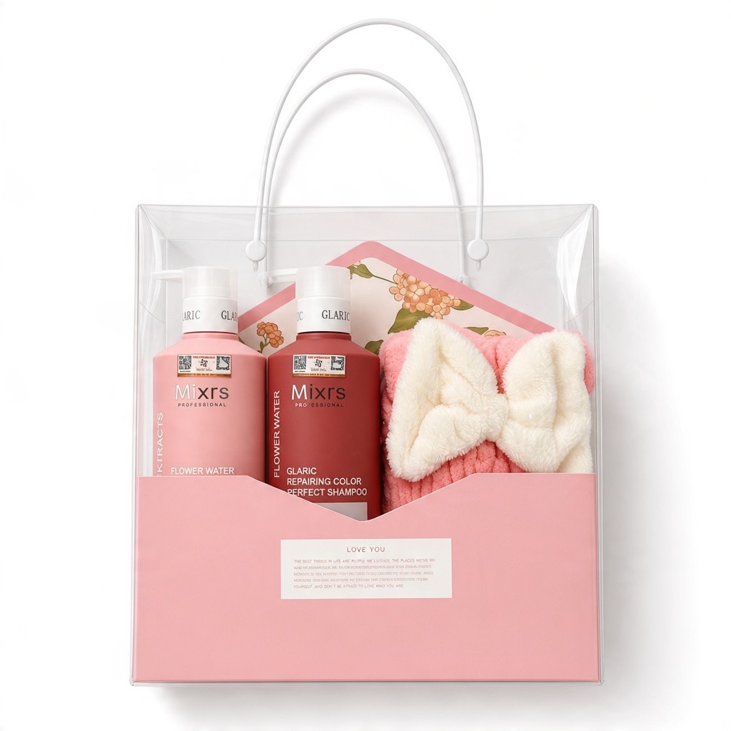 Set Gội Xả Mixrs Glaric Repairing Color Protect Shampoo And Hydrating Conditioner Gift Set