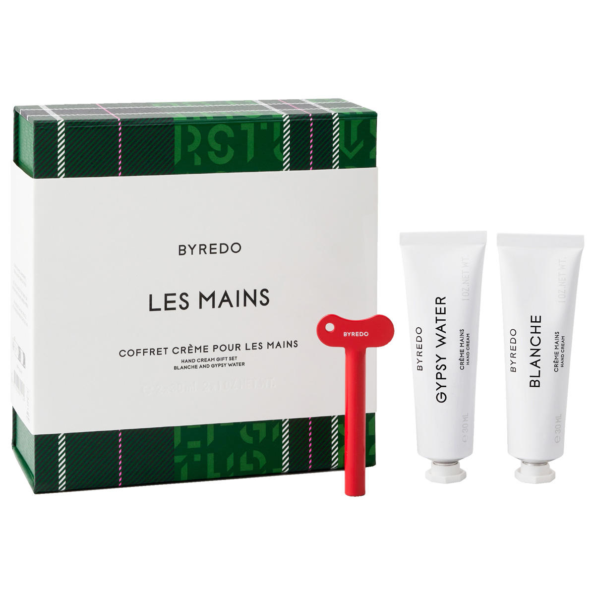 Set Kem Dưỡng Da Tay Byredo Les Mains Blanche & Gypsy Water (30ml x 2)