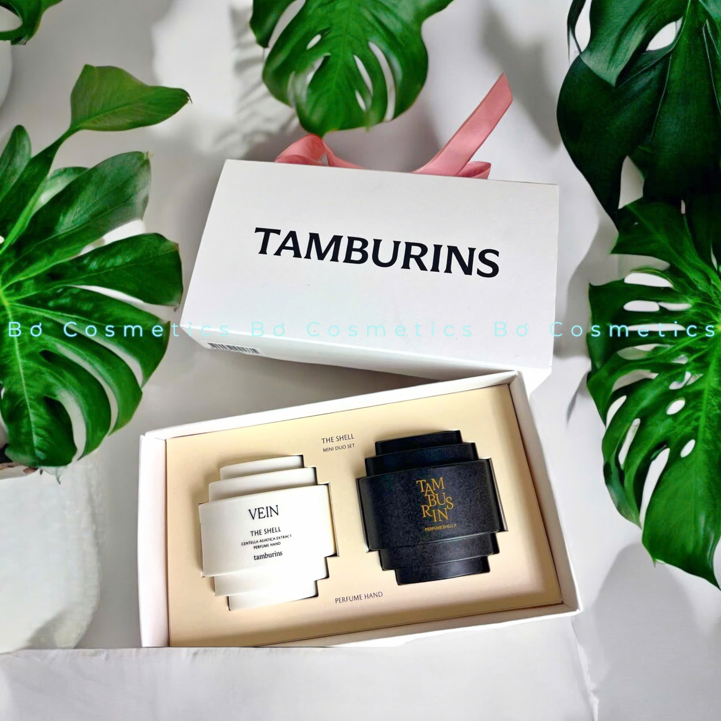 Set Kem Tay Tamburins Perfume Hand Cream Mini Duo Set (CHAMO + VEIN) 15ml*2