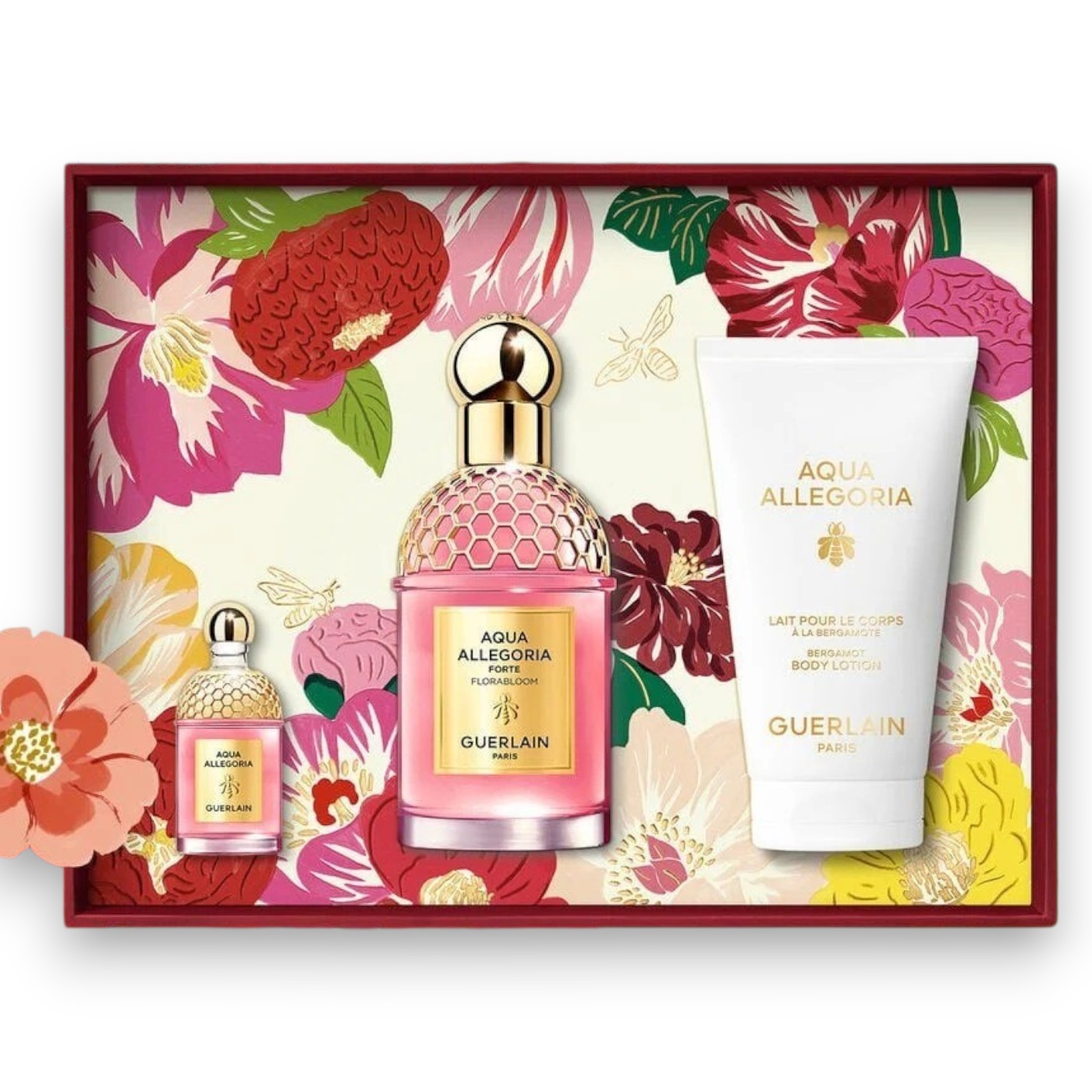 Set Quà Tặng Guerlain Aqua Allegoria Florabloom Forte Eau De Parfum (3 Món)