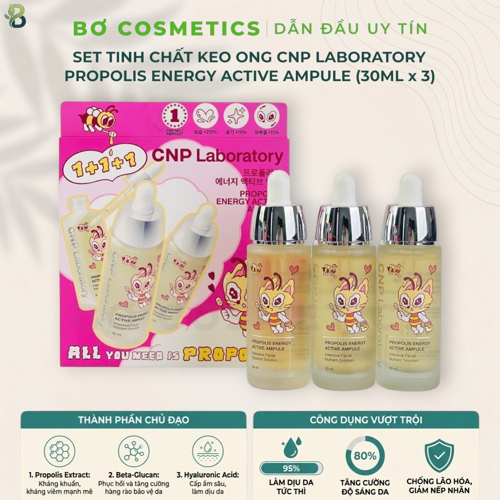 Tinh Chất Keo Ong CNP Laboratory Propolis Energy Active Ampule