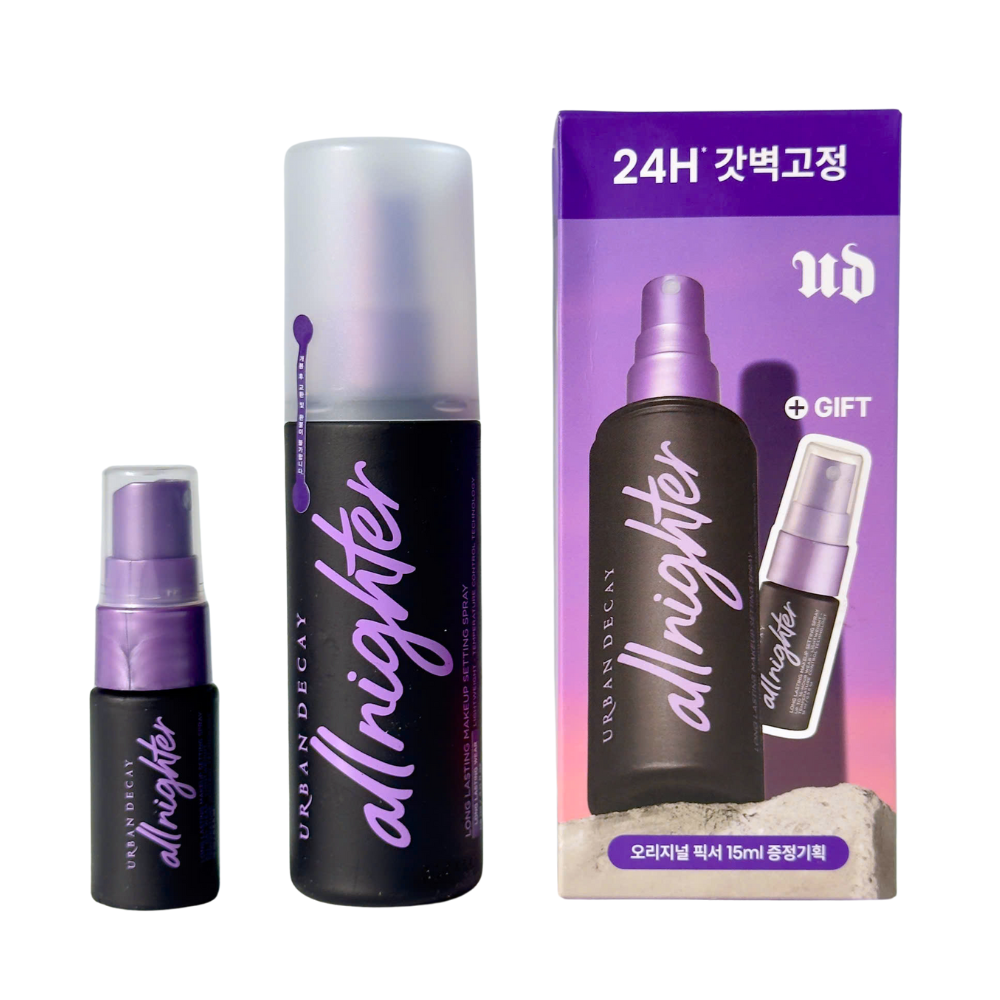 Set Xịt Khóa Nền Urban Decay All Nighter 118ml + 15ml (Phiên Bản Hàn Quốc)