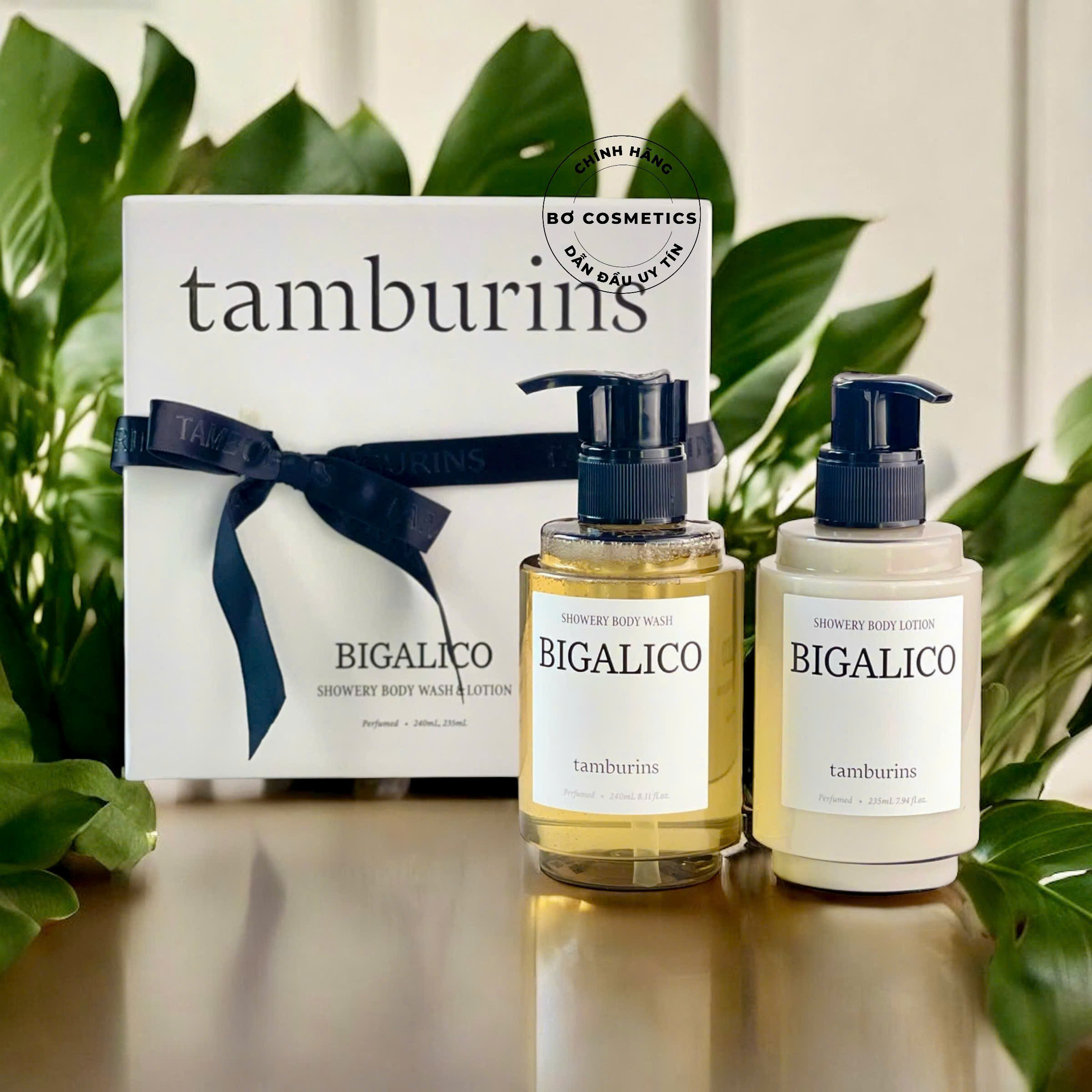 Set Sữa Tắm Và Dưỡng Thể Tamburins Showery Body Wash & Lotion Bigalico