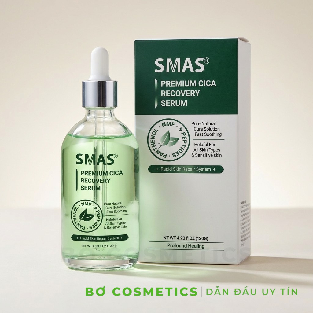 Tinh Chất Phục Hồi Da SMAS Premium Cica Recovery Serum 120g